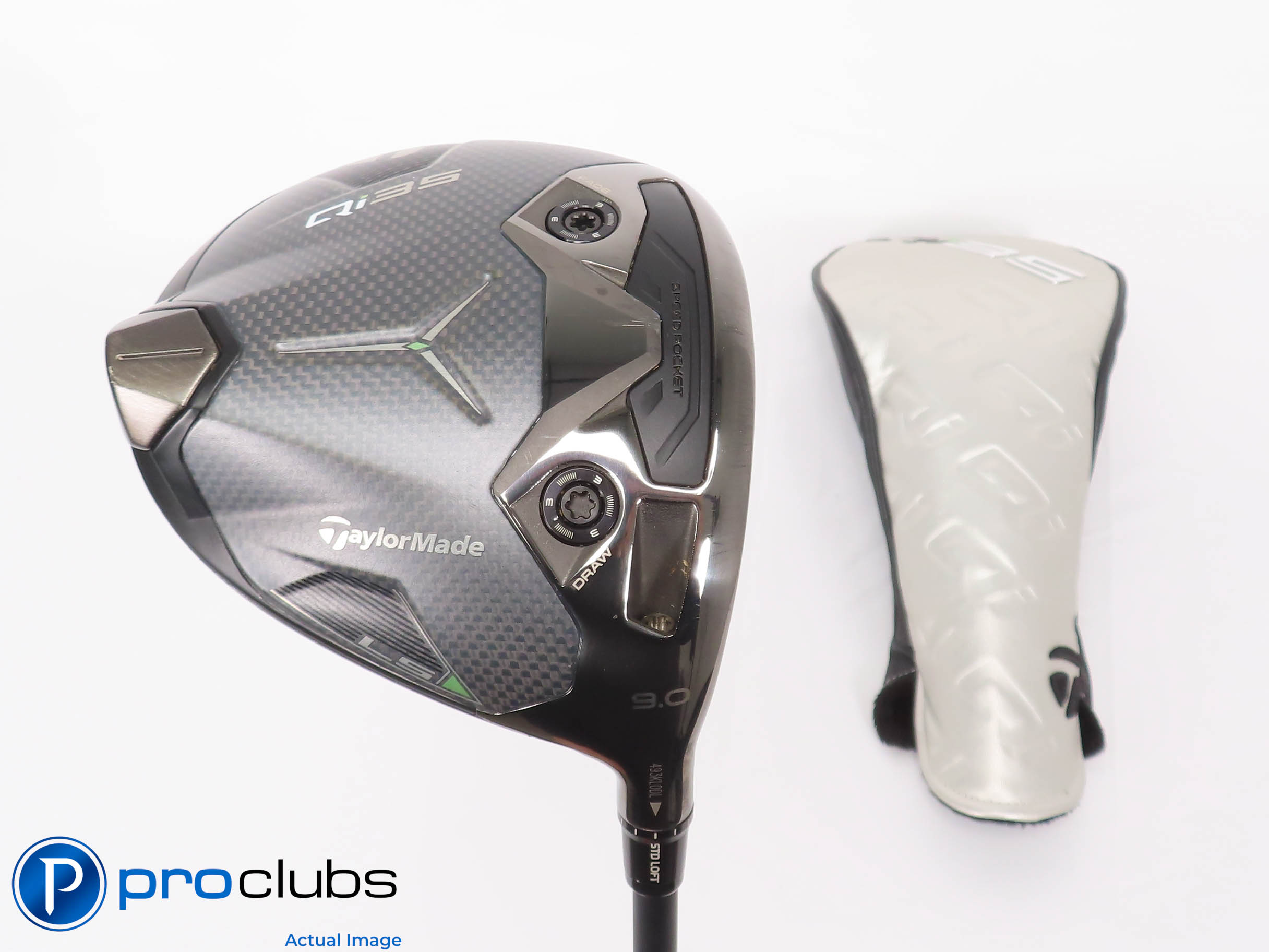 Nice! TaylorMade Qi35 LS 9* Driver w/ HC - Kai'li DW Blue CB 60g